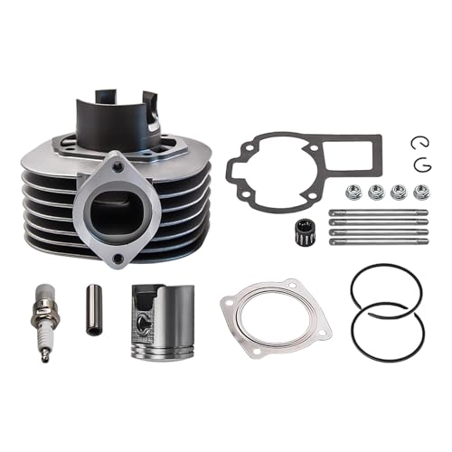 maXpeedingrods 80cc Cylinder Piston Gasket Top End Kit for Suzuki Quadsport LT80 1987-2006 for Kawasaki KFX80 03-06 Replace Part Number 11210?40B01