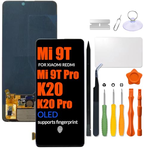 OLED for Xiaomi Mi 9T | Mi 9T Pro LCD Screen Replacement for Redmi K20 | K20 Pro mi9t mi9t pro M1903F10G M1903F11G M1903F10I M1903F11I LCD Touch Screen Display Panel Digitizer Assembly with Repair kit