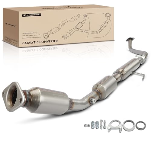 A-Premium Front Catalytic Converter Kit Direct-Fit Compatible with Toyota Corolla 2009-2013, Matrix 2009-2013 & Pontiac Vibe 2009-2010, 1.8L, EPA Compliant, Replace# 174100T080