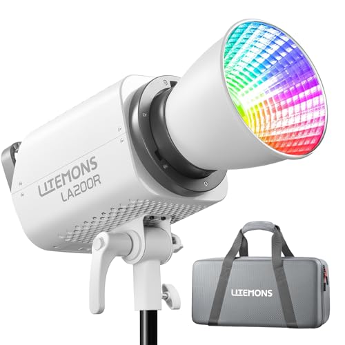 Godox LA200R RGB Video Light 220W Full-Color LED Light,Support NFC and APP Control for Video Photography & Vlogging