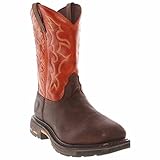 Ariat WorkHog Wide Square Toe Steel Toe Work Boots - Men’s Leather Country Work Boot