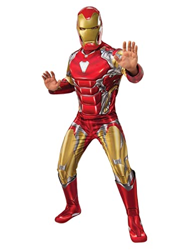 Rubie's Men's Marvel Avengers: Endgame Deluxe Iron Man (New) and Mask Adult Sized Costumes, As Shown, Standard US