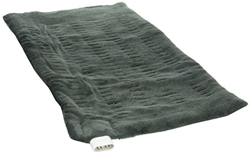 Sunbeam XL Heating Pad for Back Neck and Shoulder Pain Relief Auto Shut Off 6 Heat Settings Extra Large 12 x 24 Green Ideal for Muscle Aches and Arthritis Pain