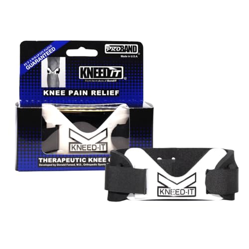 ProBand KneedIT® Therapeutic Band for Knee Pain Relief, Anatomically Focused Dynamic Compression Band for Arthritis, Tendinitis, Runner’s Knee (chondromalacia) & Jumpers Knee (patella tendonitis),