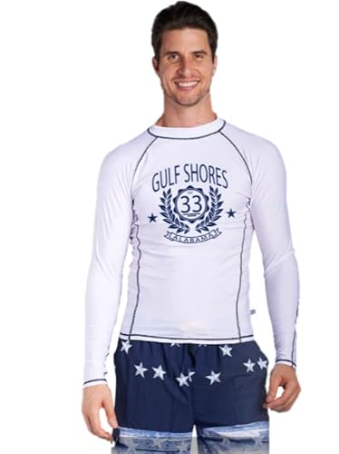 Banana Boat Men's Rash Guard Shirts Swim Shirts | Pre-Pack | 12 Pack | Medium - XX Large | Wholesale (US, Alpha, Medium, XX-Large, Regular, Regular, 12, White)