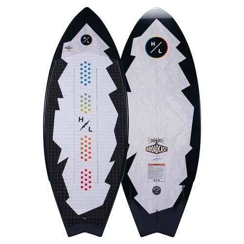 Hyperlite Broadcast Wakesurfer - Wakesurf Board Endorsed by Shaun Murray - Great for All Wake Surfers, from Beginners to Intermediate Riders - 4ft 8in