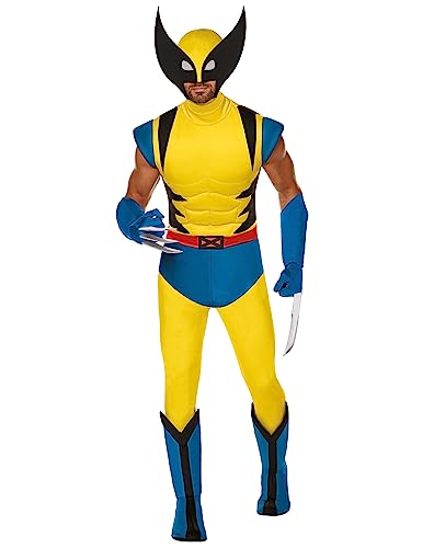 Spirit Halloween X-Men Adult Wolverine Costume - L | Officially Licensed | Marvel Costumes and Accessories | Wolverine Halloween Outfit