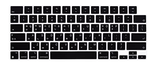 WYGCH Korean Keyboard Cover Skin for MacBook 2025-2022 Air 13.6" 15" M4 M3 M2 A3240 A3241 A3113/A3114/A2681/A2941; 2025-2021 Pro 14" 16.2" M4 M3 M2 M1 Pro/Max A2918/A2992/A2779/A2780/A2991-US Layout