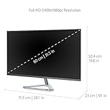 ViewSonic VX3276-MHD 32 Inch 1080p Widescreen IPS Monitor with Ultra-Thin Bezels, Screen Split Capability HDMI and DisplayPort