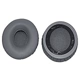 Replacement Solo 1 Wired Earpads Ear Pad Cushion Cover Compatible with Monster Beats by Dr.Dre Solo 1.0 Wired Solo HD Wired On-Ear Headphones (Grey)