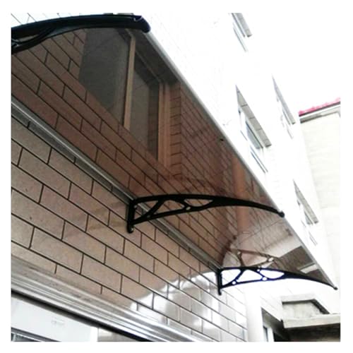 Marquesina para Puertas Curvos,Marquesina para Ventana Transparente Moderno,con Soporte de Aluminio,Toldo Cubierta Anti-UV,Multi-Unidad combinada contra todo tip ( Size : 100x160cm/39.4x63in )