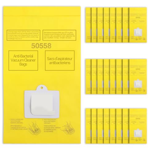 BEBEMOR 25 Pack Replacement Vacuum Bags - Compatible with Kenmore Canister Type C/Q 5055, 50555, 50557, 50558, and Panasonic Type C-5 C-18 - Premium Canister Vacuum Bags