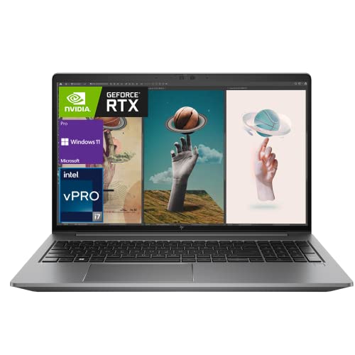 HP ZBook Power G9 Mobile Workstation, 15.6” FHD Display, Intel Core i7-12700H vPro, NVIDIA RTX A2000, 64GB DDR5 RAM, 2TB PCIe SSD, FP Reader, Backlit KB, Wi-Fi 6, RJ-45, HDMI, Windows 11 Pro, Grey