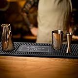 Custom Bar Mat, Personalized Non Slip Rubber Mat for Countertop Drink Coaster with Text Bar Decor(17.7 x 5.9 in)