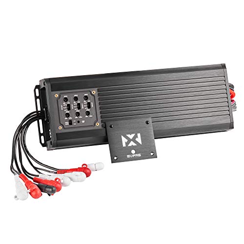 NVX MVPA6 900W Total RMS 6-Channel Bridgeable Marine-V Series Micro Class D Compact Marine/Powersports/Car Amplifier | IPX67 Waterproof Rating