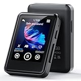 ZOOAOXO 64GB MP3 Player Bluetooth 5.2 with 2.4" Full Touch Screen,Portable Music Player with Speaker, HiFi Sound Quality, E-Book, Alarm Clock, Radio, Voice Recorder, Headphones Included