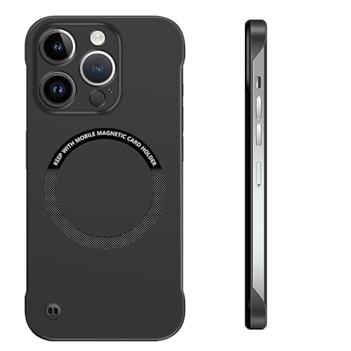 Rfvzubemok Compatible with Oppo Find X6 Pro 5G Case,Compatible with Oppo Find X6 Pro 5G Car Magnetic PC Phone Case Black