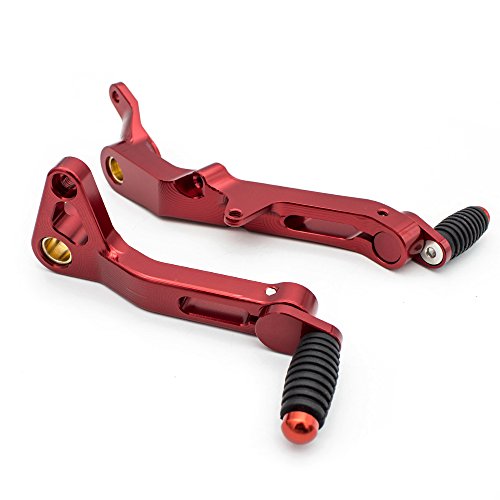 FXCNC Racing Motorcycle Brake Clutch Gear Shift Pedal Levers Compatible with Ducati Monster 821 1200 All Year,Monster 821 Stripe 2015