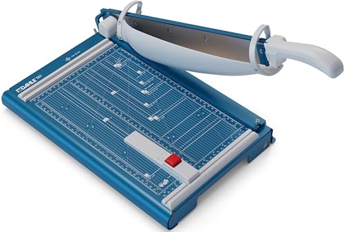 Dahle 561 Premium Guillotine Trimmer, 14" Cut Length, 35 Sheet Capacity, Self-Sharpening Blade, Automatic Clamp, w/Safety Guard