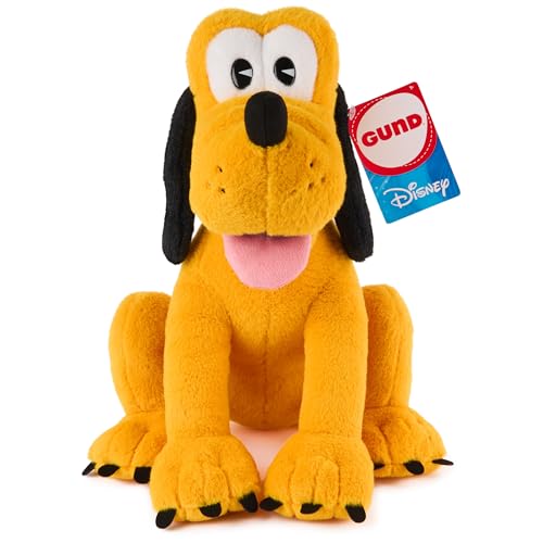 GUND Disney Official Pluto Classic Plush, Mickey and Friends, Deluxe Collector Stuffed Animal for Ages 1 and Up, Yellow, 14”