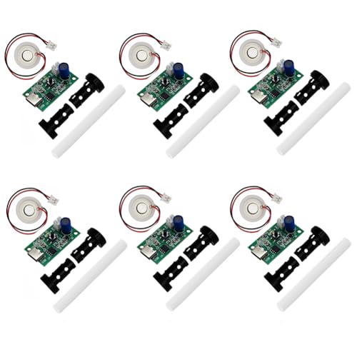 SazkJere 6Pcs USB Humidifieration Atomization Disc Type-C Interface DC 5V Atomization Drive Circuit Board