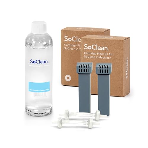 SoClean Replacement Cartridge Filter Kit 2-Pack and SoClean Neutralizing Prewash