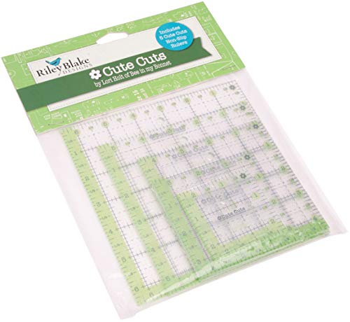 Lori Holt Cute CUTS Ruler 2.5 to 6.5, Green