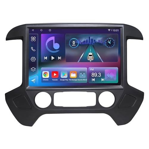 Cidava 13.1 Inch Car Radio for Chevrolet Silverado and GMC Sierra 2014-2018, Android 13 Qualcomm Car Stereo for GMC, Tesla Style Screen Head Unit Replacement with Carplay, Android Auto, Fast Boot