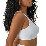 Bali Womens Comfort Revolution Wireless Bra, Comfortflex Fit Full-coverage Wirefree Bras, White Dot, Medium US