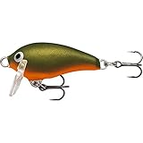 Rapala MFR3-GAU Crankbait Mini Fat Trap, 1.2 inches (3 cm), 0.1 oz (4 g), Green Army UV GAU Lure