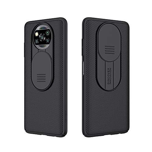 WVOZWWO for Xiaomi Poco X3 NFC Case, CamShield Pro Slim case Protective Cover Case with Camera Protector Hard PC and TPU Ultra Thin Anti-Scratch Phone Case for xiaomi Poco X3 NFC /X3 Pro