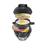 Hamilton Beach Breakfast Sandwich Maker with Panini Press Sandwich Maker