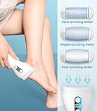 Electric Feet Callus Removers Rechargeable, Portable Electronic Foot File Pedicure Tools, Electric Callus Remover Kit, Professional Pedi Feet Care for Dead by PRITECH