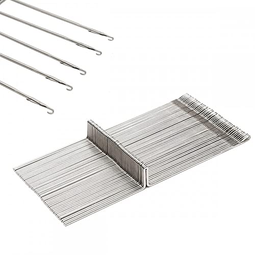 50Pcs Knitting Needles 5.39" Knitting Machine Needle Steel Needles Set Weaving Needles Knitting Machines Accessories Sewing Craft Tools for Brother KH820 KH830 KH860 KH881 KH868 KH940 KH970