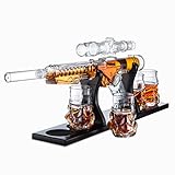 Stormtrooper Blaster Decanter Set, Gifts for Men, Dad - Star Wars Sci-Fi Blaster Force Gun Whiskey & Wine Set 750ml - Energized Particle Weaponry Elegant Decanters 24" - 4x Trooper Shots Base Gift