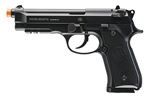 Beretta M92 A1 Blowback Automatic CO2 Powered 6mm BB Pistol Airsoft Gun, Beretta M92 A1 Airsoft Gun, Black