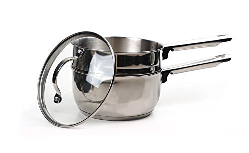 RSVP International Induction Double Boiler, 1 Quart, Multi Color