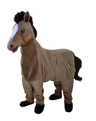 Generic Thermo-lite 2 Person Horse Mascot Costume Multi, One Size Fits Most