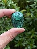 GAF TREASURES Wholesale Malachite Tumbled Stones, Polished Natural Malachite Gemstone, Malachite Polished Rocks (Malachite, 0.5 Pound)