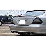 Pre-Painted Trunk Spoiler Compatible with 2003-2009 Benz E-Class, AMG Style ABS Painted#744 775 Silver Metallic Rear Tail Lip Deck Boot Wing Available by IKON MOTORSPORTS, 2004 2005 2006