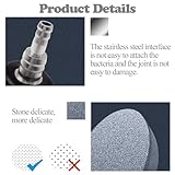 kathson Mineral Air Stone Bubble 4 Inch Ball Shape Diffuser Airstones for Aquarium, Fish Tank, Pump and Hydroponics(2 Pack)