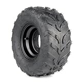 ELANER 16x8-7 ATV Wheels, 16x8-7 Tubeless Tires for Kazuma Quad ATV Go Kart UTV 150CC Off Road Tyres 3 Holes set of 2