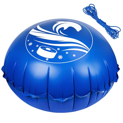 7 Ft Pool Pillows for Above Ground Pools, Totiro Heavy Duty Air Pillows Float for Closing Winter, Upgraded 0.5mm PVC Cold-Resistant Winterizing Inflated Pool Closing Kit, 49.2 Ft Rope Included