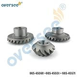 OVERSEE 6G5 Gear Set for Yamaha Outboard Motor 2/4T 150HP 175HP 200HP 6G5-45560 6G5-45551 6G5-45571, metallochrome