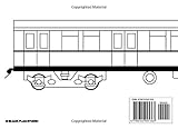 BERLIN S-TRAIN SKETCHBOOK: Graffiti Coloring Book | 104 Pages with Outlines of the famous Berlin S-Train Car