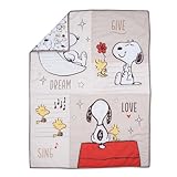 Bedtime Originals Snoopy Love 3-Piece Infant Baby Nursery Crib Bedding Set