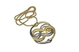 Neverending Story 1 & 2 Auryn Pendant, Medallion, Necklace Prop Replica (Large, NES 1)