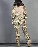 SINAIRSOFT Women's Tactical Shirt Pants with Pads Combat Gen3 Airsoft Paintball BDU Uniform