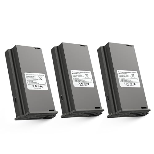 Adicop 3 Pcs Rechargeable Lipo Lithium Battery Pack Trail Camera Battery Compatible with Reveal Hunting Camera X, X Pro, X Gen 2.0, XB, SK (Pack of 3, 6000mAh)