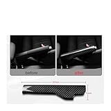 Car Handbrake Cover Real Hard Carbon Fiber Pattern Pattern Car Handbrake Cover Fit For VW Fit For Jetta MK3 Fit For Golf 6 MK5 MK6 EOS Scirocco Trim Handle